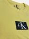 Camiseta Calvin Klein Jeans Masculina Reissue Small Block Amarelo Claro - Marca Calvin Klein