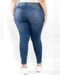 Calça Jeans Feminina Plus Size Extreme Power Cós Duplo 22587 Escura Consciência - Marca Consciência