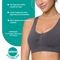 Top Fitness Nadador Selene Sem Costura Sport Academia Preto Mescla - Marca Selene