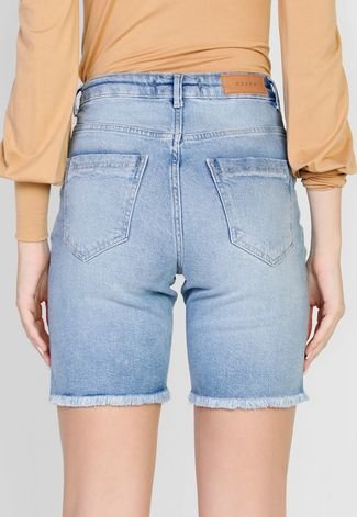 Bermuda Kopen Denim Jeans Feminina Estonada Desfiada