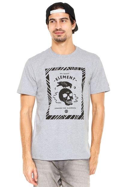Camiseta Element Crow Cinza - Marca Element