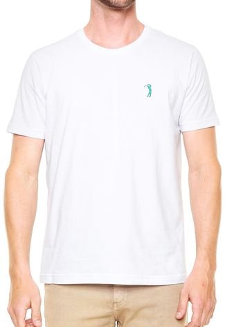 Camiseta Aleatory Bordado Branca