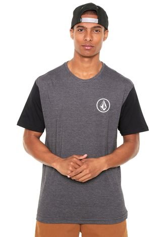 Camiseta Volcom Mini Circle II Preta