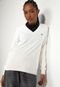 Suéter Tricot Lacoste Logo Bordado Off-White - Marca Lacoste