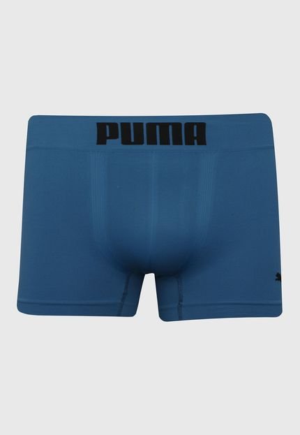 Cueca Puma Boxer Logo Azul - Marca Puma