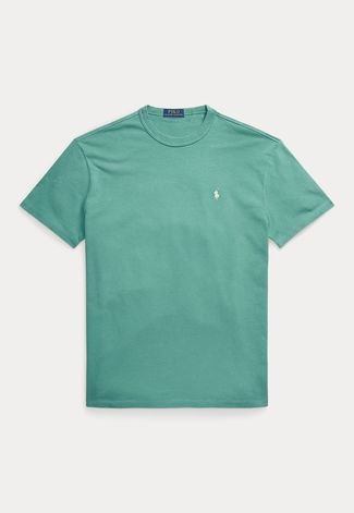 Camiseta Polo Ralph Lauren Reta Logo Verde