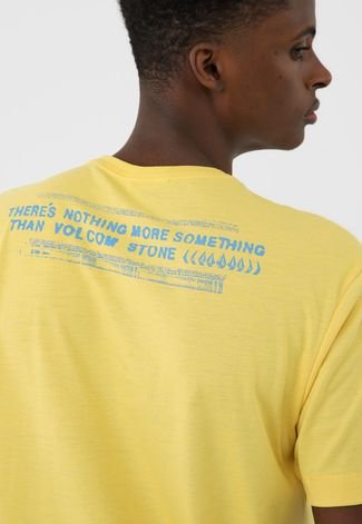 Camiseta Volcom Stone Cycle Amarela