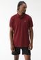 Camisa Polo Quiksilver Reta Logo Vinho - Marca Quiksilver