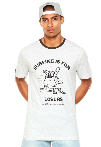 Camiseta ...Lost Surfing Cinza - Marca ...Lost