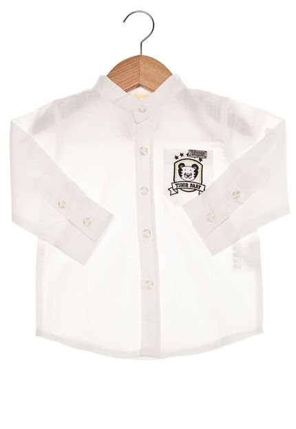 Camisa Tigor T. Tigre Infantil Baby Branca - Marca Tigor T. Tigre
