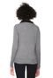 Cardigan For Why Tricot Textura Cinza - Marca For Why