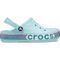 Sandália crocs bayaband rainbow glitter clog k pure water Azul - Marca Crocs