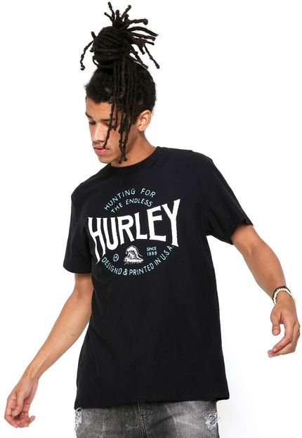 Camiseta Hurley Hunting Preta - Marca Hurley