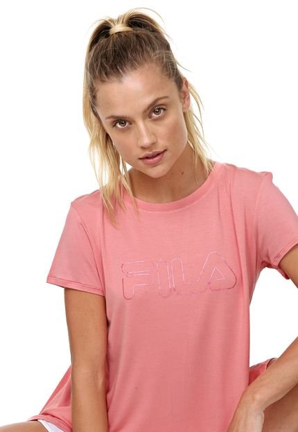 Camiseta Fila Studio Train Rosa - Marca Fila