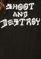 Camiseta Manga Curta Darkroom Shoot And Destroy Preta - Marca Darkroom