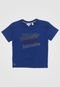 Camiseta Lacoste Kids Infantil Lettering Azul - Marca Lacoste Kids