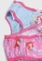 Kit 2pçs Calcinha Lupo Infantil Princesas Disney Azul/Rosa - Marca Lupo