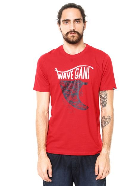 Camiseta WG Quiver Vermelha - Marca WG Surf