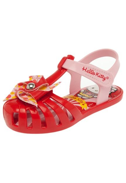 Sandália Hello Kitty Pirueta Vermelha - Marca Grendene Kids