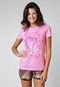 Blusa Heart Rosa - Marca Billabong