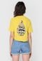 Camiseta Cropped Volcom Dial Amarela - Marca Volcom