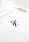 Camiseta Infantil Calvin Klein Kids Logo Off-White - Marca Calvin Klein Kids