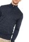Suéter Calvin Klein Jeans Tricot Zíper Azul-marinho - Marca Calvin Klein Jeans