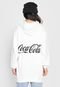 Blusa de Moletom Fechada Coca-Cola Jeans Logo Branco - Marca Coca-Cola Jeans