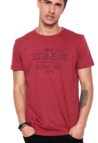 Camiseta Triton New Vinho