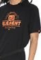 Camiseta Element Burger Preto - Marca Element
