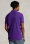 Camisa Polo Polo Ralph Lauren Slim Logo Roxa - Marca Polo Ralph Lauren