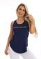 Camiseta Fitness Feminina Academia Azul If Not Now - Marca Sallada Mista