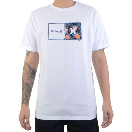 Camiseta Hurley Silk Box Masculina Branco - Marca Hurley