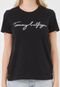 Camiseta Tommy Hilfiger Heritage Graphic Preta - Marca Tommy Hilfiger