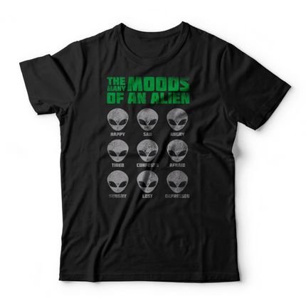Camiseta Moods Of An Alien - Preto - Marca Studio Geek 