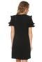 Vestido Lez a Lez Curto Babado Preto - Marca Lez a Lez