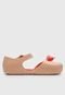 Sapatilha Infantil Mini Melissa Furadinha Pop Bb Nude - Marca Mini Melissa