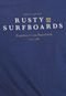 Camiseta Rusty Foundation Azul-Marinho - Marca Rusty