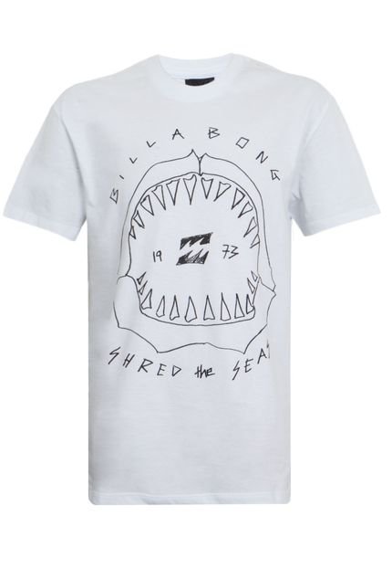 Camiseta Billabong Jaws Branca - Marca Billabong