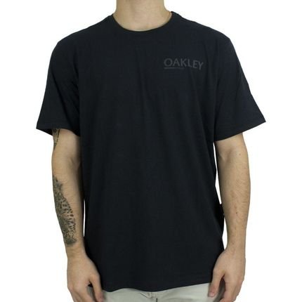 Camiseta Oakley Graphic Logo SM23 Masculina Blackout - Marca Oakley