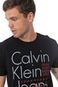 Camiseta Calvin Klein Jeans Lettering Preta - Marca Calvin Klein Jeans