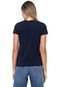 Camiseta Lauren Ralph Lauren Reta Azul-Marinho - Marca Lauren Ralph Lauren