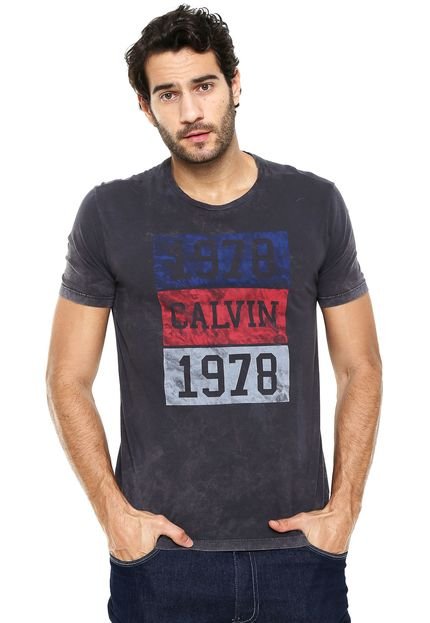 Camiseta Calvin Klein Jeans 1978 Cinza - Marca Calvin Klein Jeans