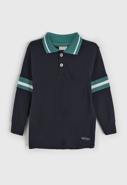 Camiseta Infantil Colorittá Polo Azul-Marinho - Marca Colorittá