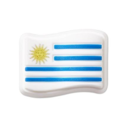 Jibbitz Bandeira Uruguai Unico - Un Branco - Marca Crocs