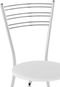 Kit C/ 2 Cadeiras Assento Branco Pozza - Marca Pozza