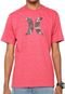 Camiseta Hurley Silk Icon Falling Vermelha - Marca Hurley