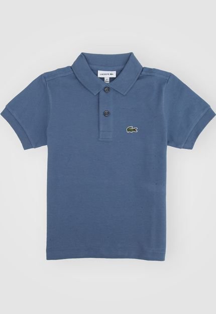 Camisa Polo Lacoste Kids Infantil Logo Azul - Marca Lacoste Kids