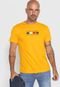 Camiseta Tommy Hilfiger Bordada Amarela - Marca Tommy Hilfiger