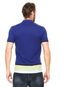 Camisa Polo Lacoste Regular Fit Recortes Azul - Marca Lacoste